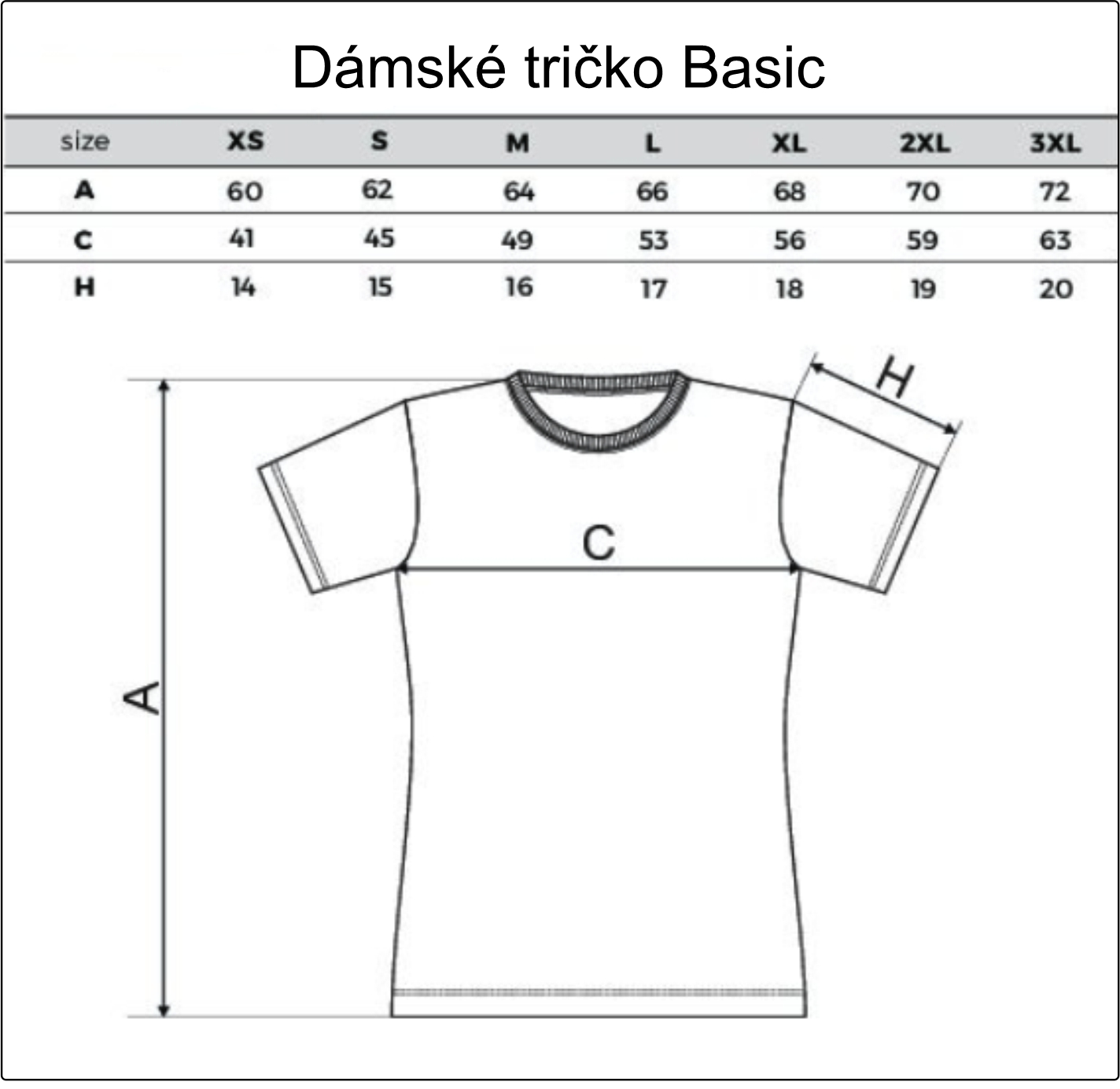 Tričko dámské s vlastním potiskem - černé